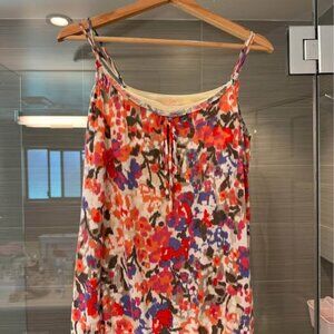 Banana Republic Floral Spaghetti Strap Top (Size M)